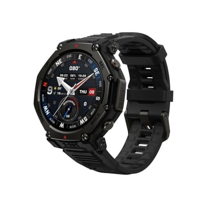 Smartwatch Amazfit T-Rex 3 Pro 48mm GPS Bluetooth linterna zafiro titanio 10 ATM