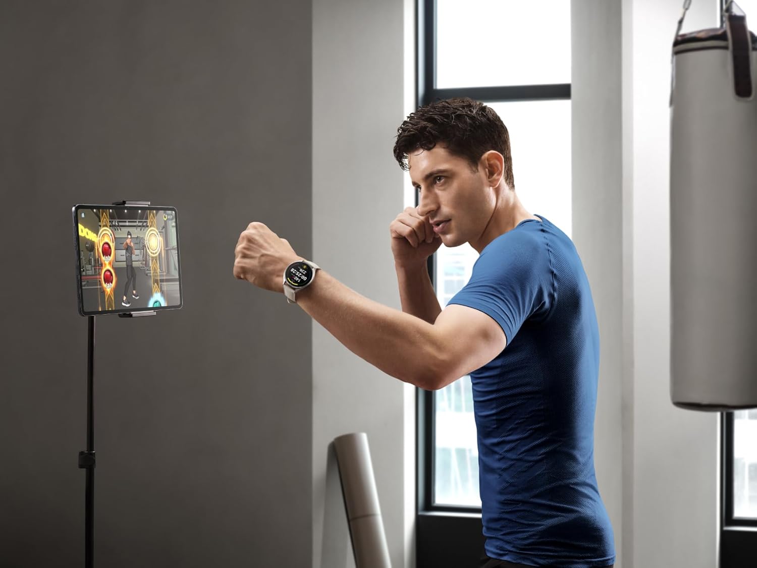 Xiaomi Watch 2 46 mm argent et bracelet en silicone blanc [Wi-Fi]