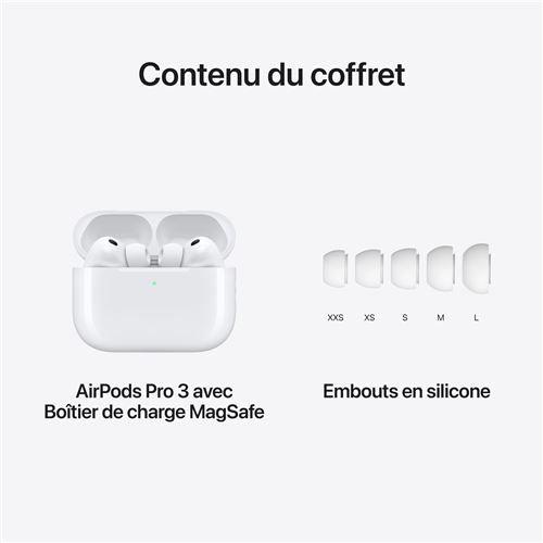 Apple AirPods Pro 3 Blanc