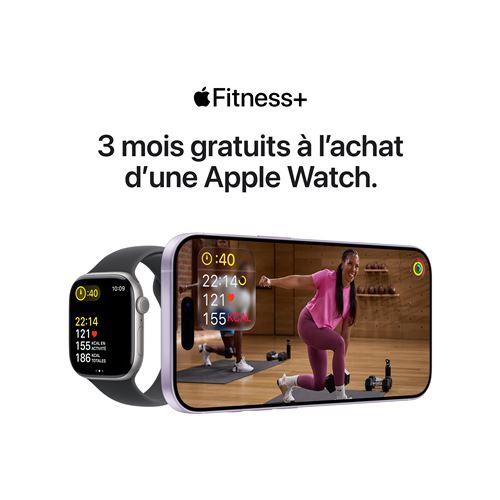 Apple Watch Ultra 3 GPS + Cellular 49mm Boitier en Titane Noir avec Bracelet Milanais en titane