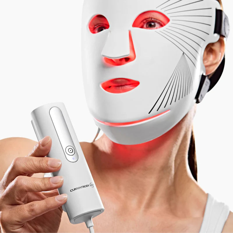 CurrentBody Skin Masque LED visage rouge Série 2 Technologie rouge et infrarouge