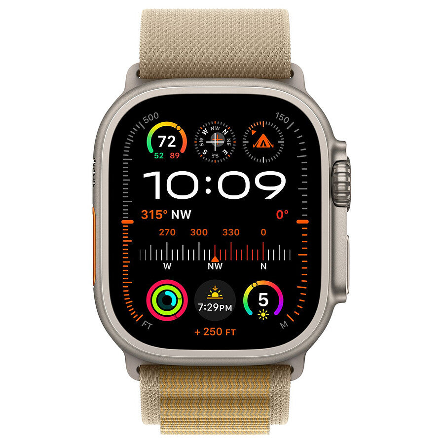 APPLE WATCH Ultra 2 49mm Naturel / Sahara Loop M Cel