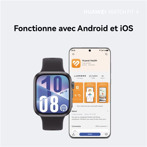 Huawei Montre connectée Watch Fit 4