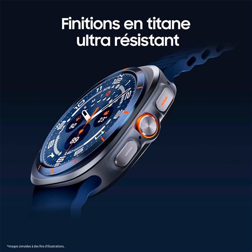 Samsung Galaxy Watch Ultra 2025 Bleu Titane