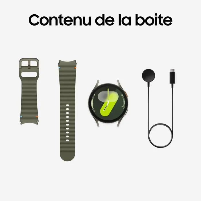 Montre connectée Samsung Watch7 44mm Vert Kaki Bluetooth
