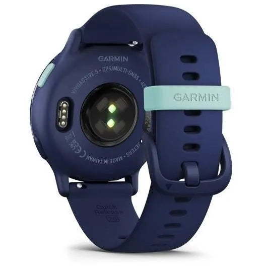 Montre GPS connectée - GARMIN - Vivoactive 5 - WiFi - 30,4 mm (1,2") - Bleu métalisé avec bracelet Bleu